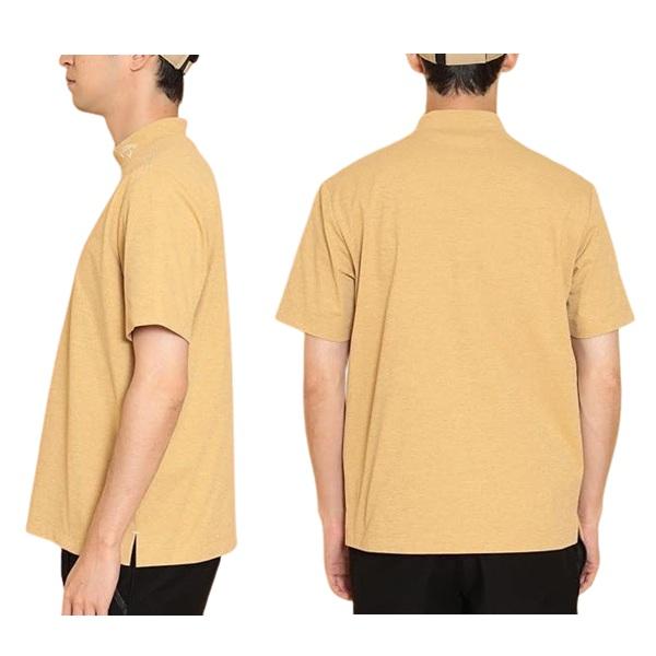 キャロウェイ メンズ ゴルフウェア 半袖  ヘビーテンジク モックネック 半袖シャツ Callaway Golf  C24234102 | Callaway | 08