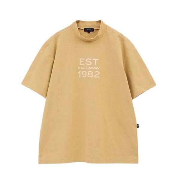 キャロウェイ メンズ ゴルフウェア 半袖  ヘビーテンジク モックネック 半袖シャツ Callaway Golf  C24234102 | Callaway | 09