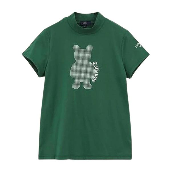 キャロウェイ ゴルフ レディース シャツ メタリックプリント 半袖 モックネックシャツ Callaway Golf C24234202 | Callaway | 10