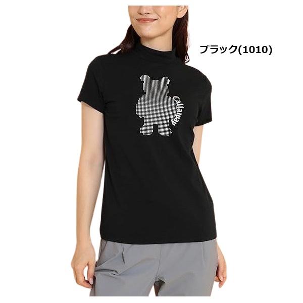 キャロウェイ ゴルフ レディース シャツ メタリックプリント 半袖 モックネックシャツ Callaway Golf C24234202 | Callaway | 02