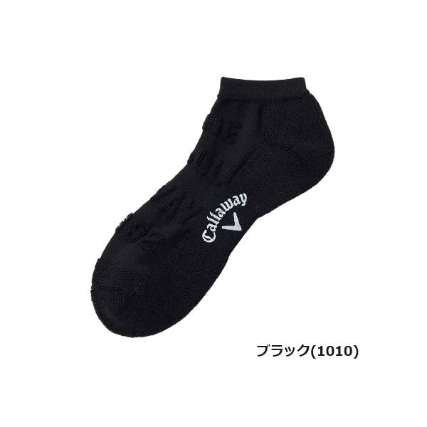 キャロウェイ ゴルフ ソックス 表パイルアンクルソックス メンズ Callaway Golf C24293101【メール便配送】【2024年秋冬モデル】 | Callaway | 01