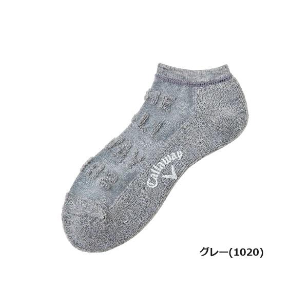キャロウェイ ゴルフ ソックス 表パイルアンクルソックス メンズ Callaway Golf C24293101【メール便配送】【2024年秋冬モデル】 | Callaway | 02