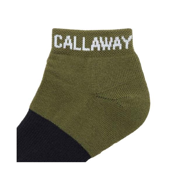 キャロウェイ ゴルフ ソックス バイカラーアンクルソックス メンズ Callaway Golf C24293102【メール便配送】【2024年秋冬モデル】 | Callaway | 06