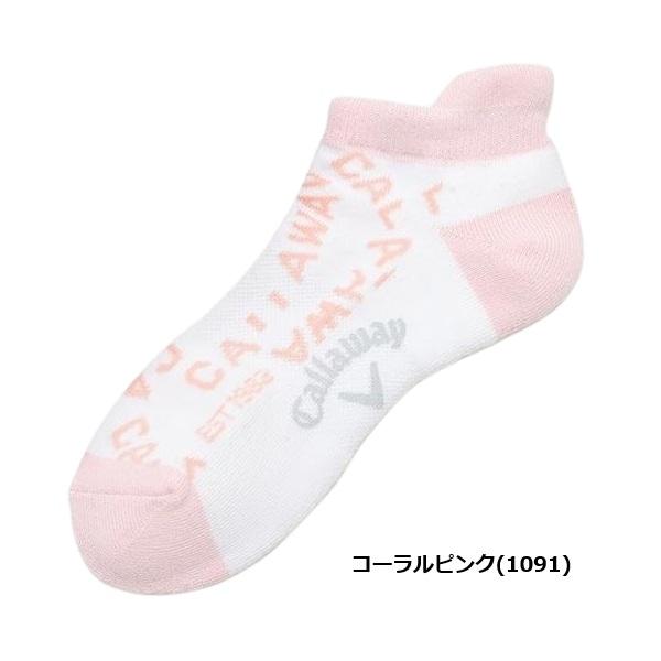 キャロウェイ ゴルフ レディース ソックス ロゴ アンクルソックス Callaway Golf C24293201【ポスト投函配送】 | Callaway | 02