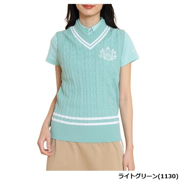 キャロウェイ ゴルフ レディース Vネックケーブルニットベスト Callaway Golf C25119200 | Callaway | 05