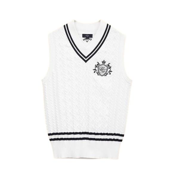 キャロウェイ ゴルフ レディース Vネックケーブルニットベスト Callaway Golf C25119200 | Callaway | 06