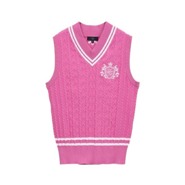 キャロウェイ ゴルフ レディース Vネックケーブルニットベスト Callaway Golf C25119200 | Callaway | 08
