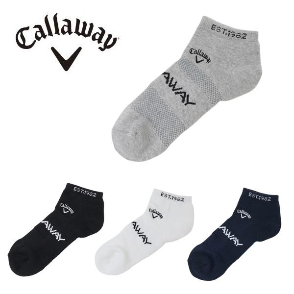 キャロウェイ ゴルフ ソックス メッシュアンクルソックス メンズ Callaway Golf C25193101【ポスト投函配送】【2025年春夏モデル】 | Callaway