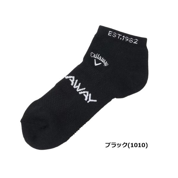 キャロウェイ ゴルフ ソックス メッシュアンクルソックス メンズ Callaway Golf C25193101【ポスト投函配送】【2025年春夏モデル】 | Callaway | 01