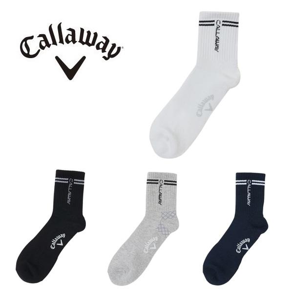 キャロウェイ ゴルフ ソックス 踵サポート入りショートソックス メンズ Callaway Golf C25193105【ポスト投函配送】【2025年春夏モデル】 | Callaway