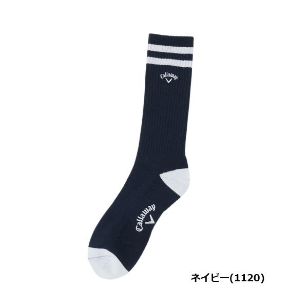 キャロウェイ ゴルフ ソックス クルーソックス メンズ Callaway Golf C25193108【ポスト投函配送】【2025年春夏モデル】 | Callaway | 01