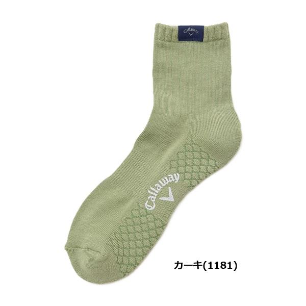 キャロウェイ ゴルフ ソックス ロゴ刺繍タグショートソックス メンズ Callaway Golf C25293104【ポスト投函配送】【2025年秋冬モデル】 | Callaway | 04
