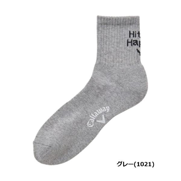 キャロウェイ ゴルフ メンズ ソックス メッセージロゴショートソックス (MENS) Callaway Golf C25293105【ポスト投函配送】 | Callaway | 02