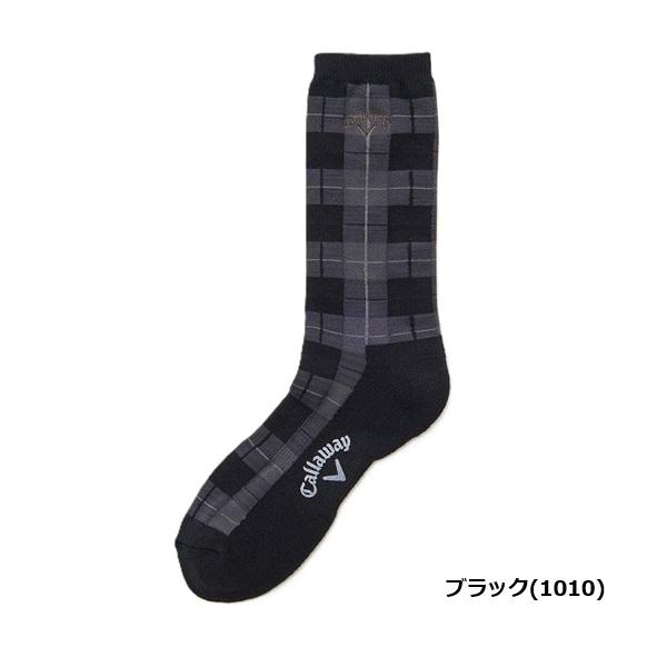 キャロウェイ ゴルフ メンズ ソックス チェック柄クルーソックス (MENS) Callaway Golf C25293108【ポスト投函配送】 | Callaway | 01