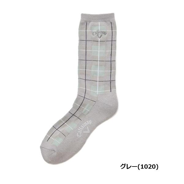 キャロウェイ ゴルフ メンズ ソックス チェック柄クルーソックス (MENS) Callaway Golf C25293108【ポスト投函配送】 | Callaway | 02
