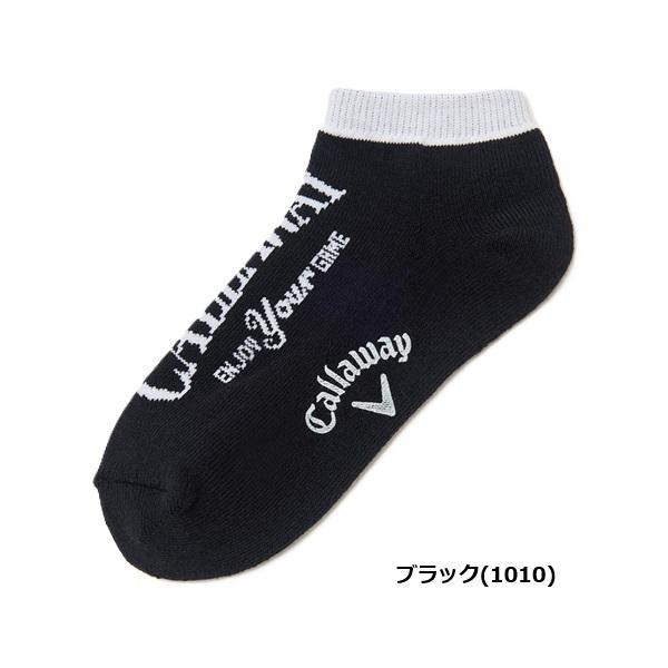 キャロウェイ ゴルフ レディース ソックス アパレルシーズンロゴアンクルソックス (WOMENS) Callaway Golf C26193201【2026年春夏モデル】【ポスト投函配送】 | Callaway | 01