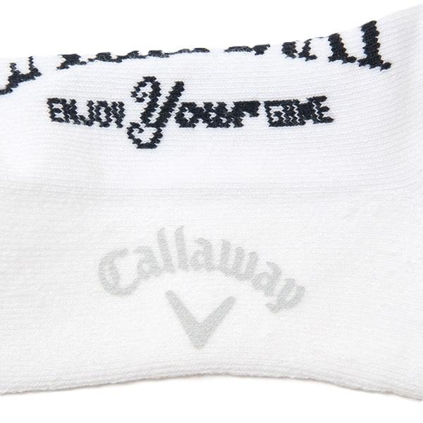 キャロウェイ ゴルフ レディース ソックス アパレルシーズンロゴアンクルソックス (WOMENS) Callaway Golf C26193201【2026年春夏モデル】【ポスト投函配送】 | Callaway | 09