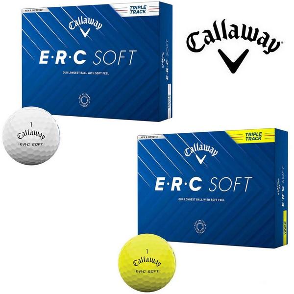 キャロウェイ ゴルフボール ERC SOFT TRIPLE TRACK 1ダース 12個入り 新品 日本正規品 2025年発売 | Callaway