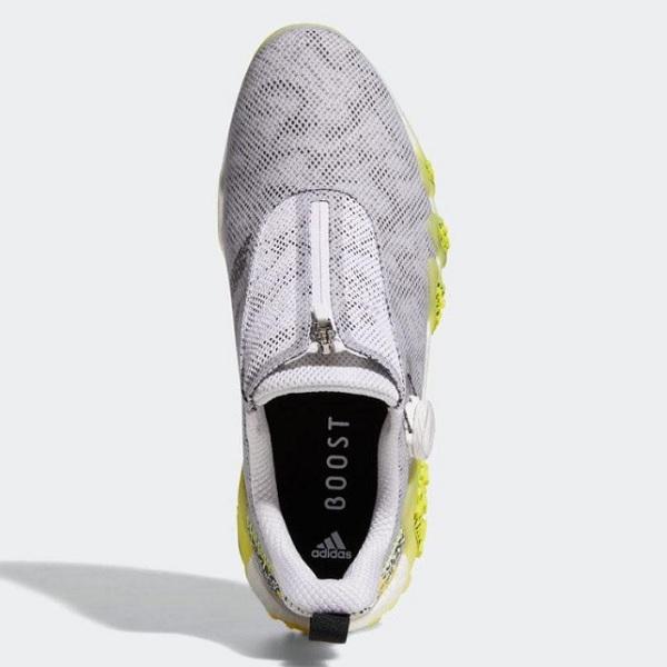 アディダス ゴルフシューズ コードカオス ボア LVL63 フットウェアホワイト/コアブラック/ビームイエロー GX0199 adidas Golf | adidas | 02