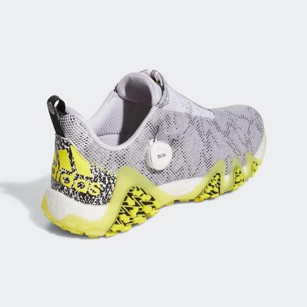 アディダス ゴルフシューズ コードカオス ボア LVL63 フットウェアホワイト/コアブラック/ビームイエロー GX0199 adidas Golf | adidas | 04