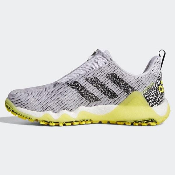 アディダス ゴルフシューズ コードカオス ボア LVL63 フットウェアホワイト/コアブラック/ビームイエロー GX0199 adidas Golf | adidas | 05