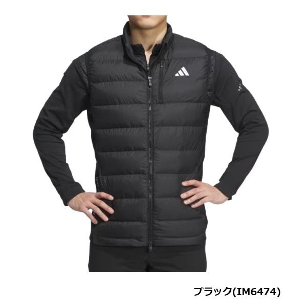 アディダス ゴルフ WIND.RDY チェストポケット付き フルジップ ダウンベスト メンズ adidas GOLF JTY63 | adidas | 01