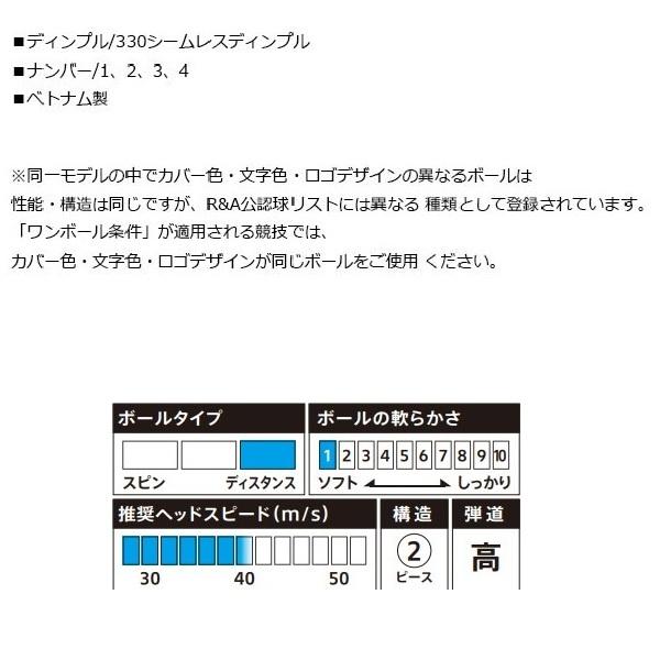 ブリヂストン ゴルフ ボール レディ 1ダース(12個入) 2025発売 女性専用 BRIDGESTONE GOLF LADY | BRIDGESTONE GOLF | 04