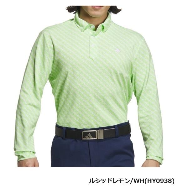 アディダス ゴルフ モノグラム 長袖ボタンダウン シャツ メンズ adidas GOLF MKS01 | adidas | 03