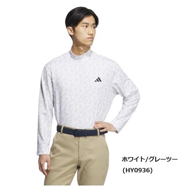 アディダス ゴルフ パームリーフプリント モックネック 長袖ストレッチシャツ メンズ adidas GOLF MKS11 | TOMMY HILFIGER GOLF | 01