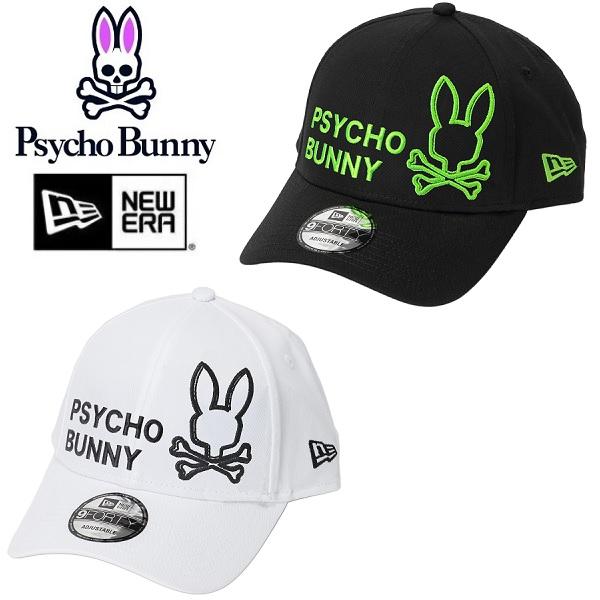 サイコバニー ゴルフ キャップ NEW ERAコラボ メンズ レディース Psycho Bunny PBMG563F | Psycho Bunny