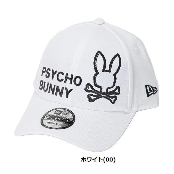 サイコバニー ゴルフ キャップ NEW ERAコラボ メンズ レディース Psycho Bunny PBMG563F | Psycho Bunny | 01