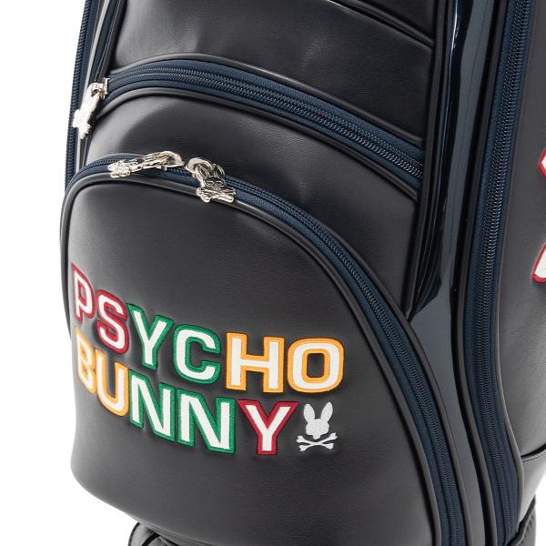 サイコバニー ゴルフ キャディバッグ カートキャディバッグ LOGOART Psycho Bunny PBMG5FC4 | Psycho Bunny | 07