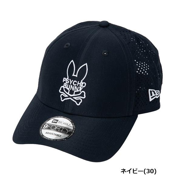 サイコバニー ゴルフ キャップパンチング NEW ERAコラボ メンズ レディース Psycho Bunny PBMG602F | Psycho Bunny | 02