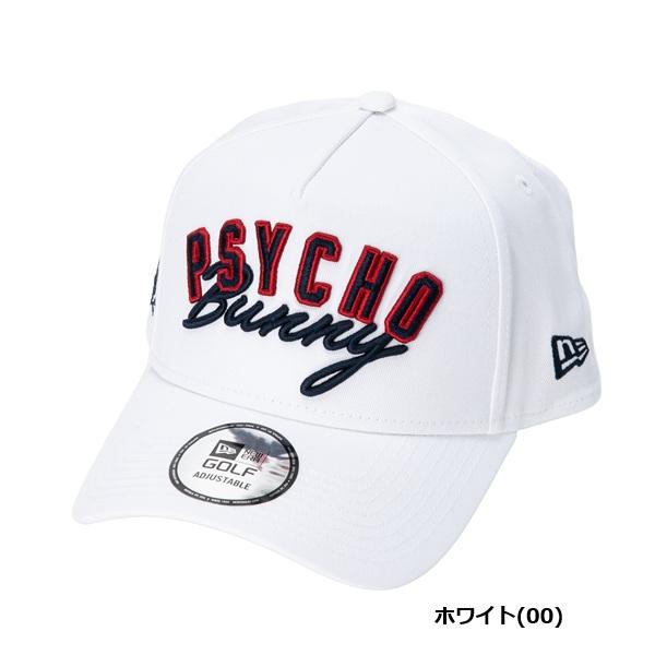 サイコバニー ゴルフ キャップ NEW ERAコラボ メンズ レディース Psycho Bunny PBMG603F | Psycho Bunny | 01