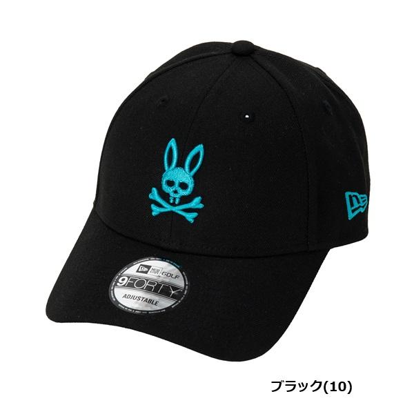 サイコバニー ゴルフ キャップ3D NEW ERAコラボ メンズ レディース Psycho Bunny PBMG604F | Psycho Bunny | 01