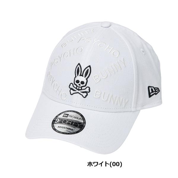 サイコバニー ゴルフ キャップ NEW ERAコラボ メンズ レディース Psycho Bunny PBMG652F | Psycho Bunny | 01