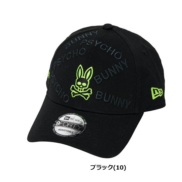 サイコバニー ゴルフ キャップ NEW ERAコラボ メンズ レディース Psycho Bunny PBMG652F | Psycho Bunny | 02