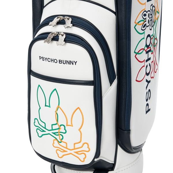 サイコバニー ゴルフ キャディバッグ カートキャディバッグ LOGOART Psycho Bunny PBMG6AC5 | Psycho Bunny | 07