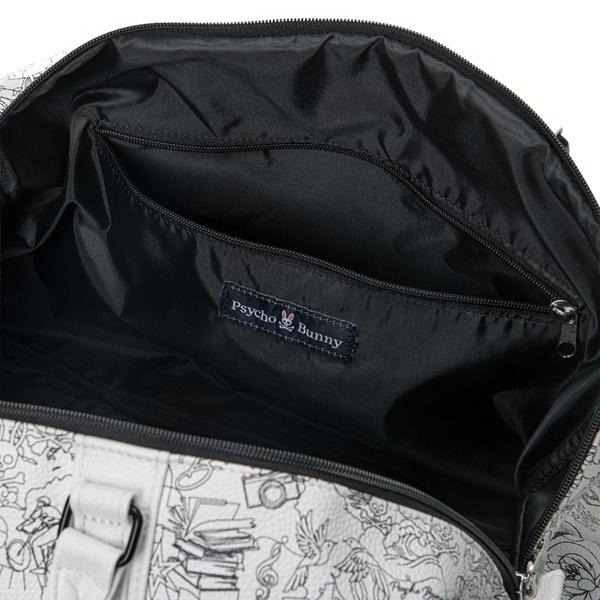 サイコバニー  ゴルフ ボストンバッグ MONOTONE EDITION Psycho Bunny PBMG6BB3 | Psycho Bunny | 05