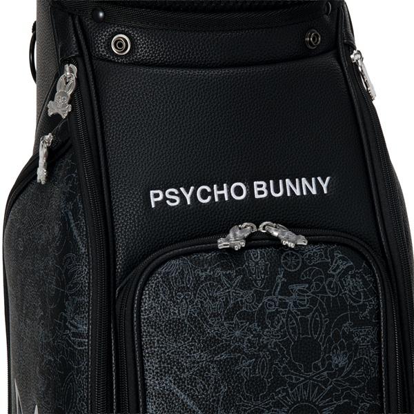 サイコバニー ゴルフ キャディバッグ カートキャディバッグ MONOTONE EDITION Psycho Bunny PBMG6BC3 | Psycho Bunny | 11