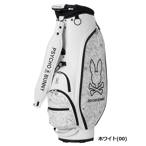 サイコバニー ゴルフ キャディバッグ カートキャディバッグ MONOTONE EDITION Psycho Bunny PBMG6BC3 | Psycho Bunny | 01