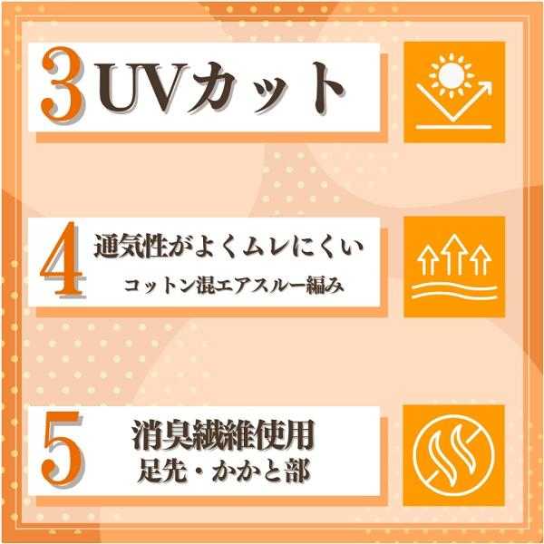 スリムウォーク ゴルフ 美脚ハイソックス 【メール便配送】 |  | 04