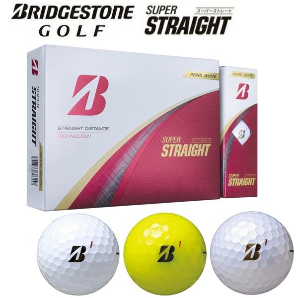 ブリヂストン ゴルフ ボール スーパーストレート 1ダース(12個入) 2025発売 BRIDGESTONE GOLF SUPER STRAIGHT | BRIDGESTONE GOLF