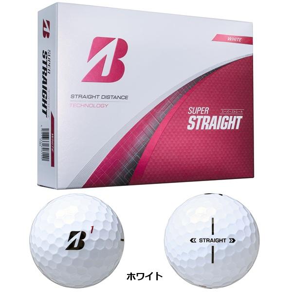 ブリヂストン ゴルフ ボール スーパーストレート 1ダース(12個入) 2025発売 BRIDGESTONE GOLF SUPER STRAIGHT | BRIDGESTONE GOLF | 01