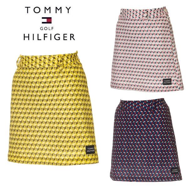 トミーヒルフィガー ゴルフ レディース THキューブプリント スカート TOMMY HILFIGER  THLA205 2022年春夏モデル | TOMMY HILFIGER GOLF