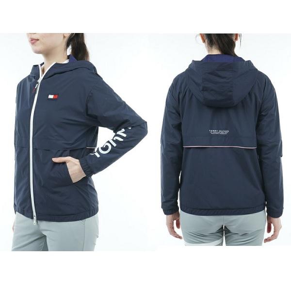 トミーヒルフィガー ゴルフ レディース 袖ロゴ ウィンドジャケット TOMMY HILFIGER GOLF THLA254 【2022年秋冬モデル】 | TOMMY HILFIGER GOLF | 04