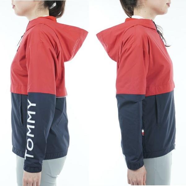 トミーヒルフィガー ゴルフ レディース 袖ロゴ ウィンドジャケット TOMMY HILFIGER GOLF THLA254 【2022年秋冬モデル】 | TOMMY HILFIGER GOLF | 07