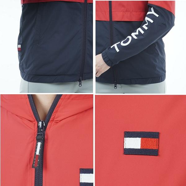 トミーヒルフィガー ゴルフ レディース 袖ロゴ ウィンドジャケット TOMMY HILFIGER GOLF THLA254 【2022年秋冬モデル】 | TOMMY HILFIGER GOLF | 09