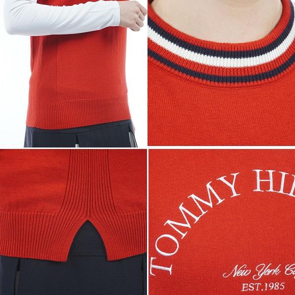 トミーヒルフィガー ゴルフ レディース 衿トリコ ニットベスト TOMMY HILFIGER GOLF THLA257 秋冬モデル | TOMMY HILFIGER GOLF | 10