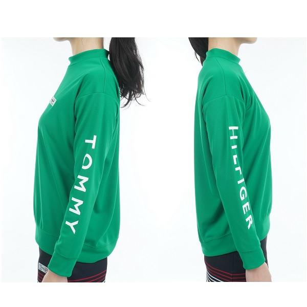 トミーヒルフィガー ゴルフ レディース リラックスロングスリーブ モックネックシャツ TOMMY HILFIGER THLA305 | TOMMY HILFIGER GOLF | 11